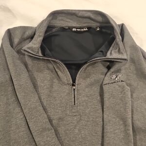 Travis Mathew Gray Zip Up Sweater